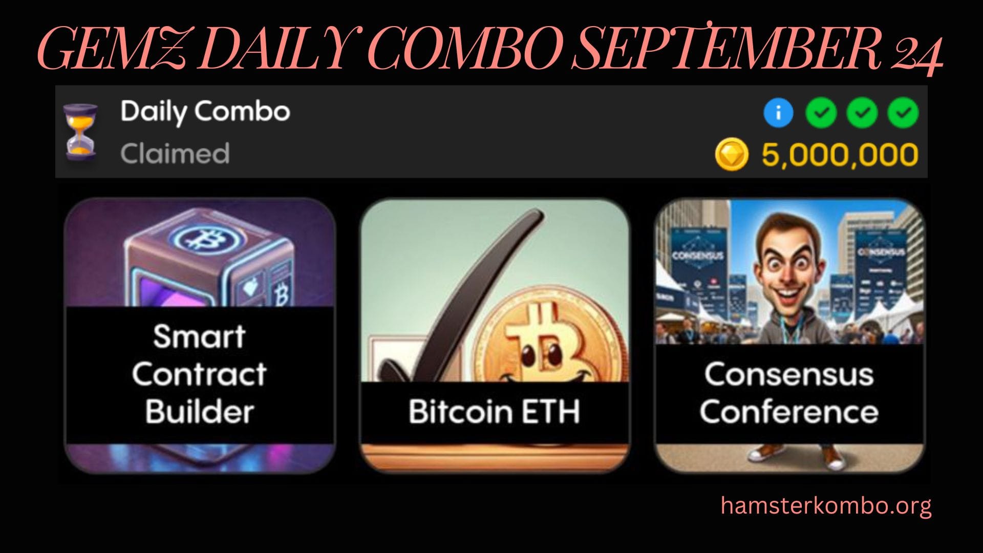 Gemz Daily Combo September 24