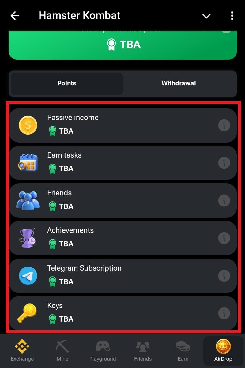 Hamster Kombat Airdrop Conditions