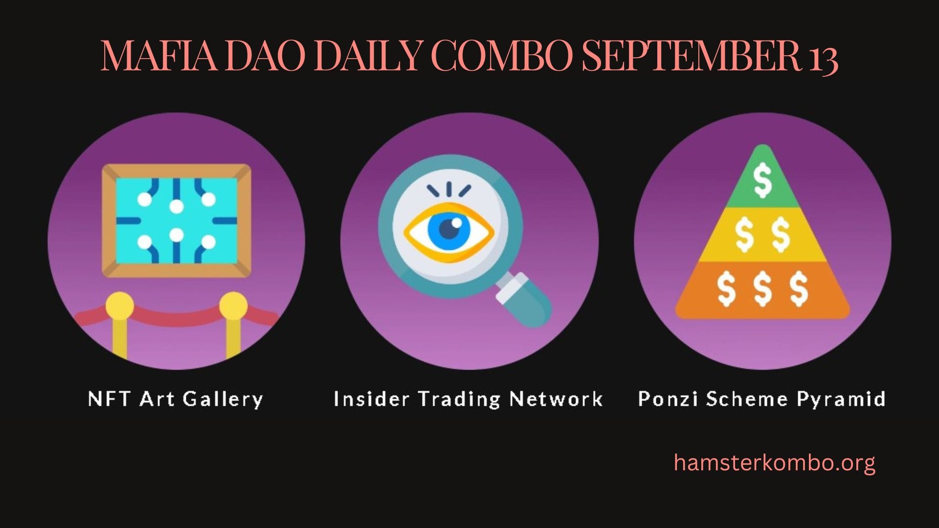 Mafia DAO Daily Combo September 13