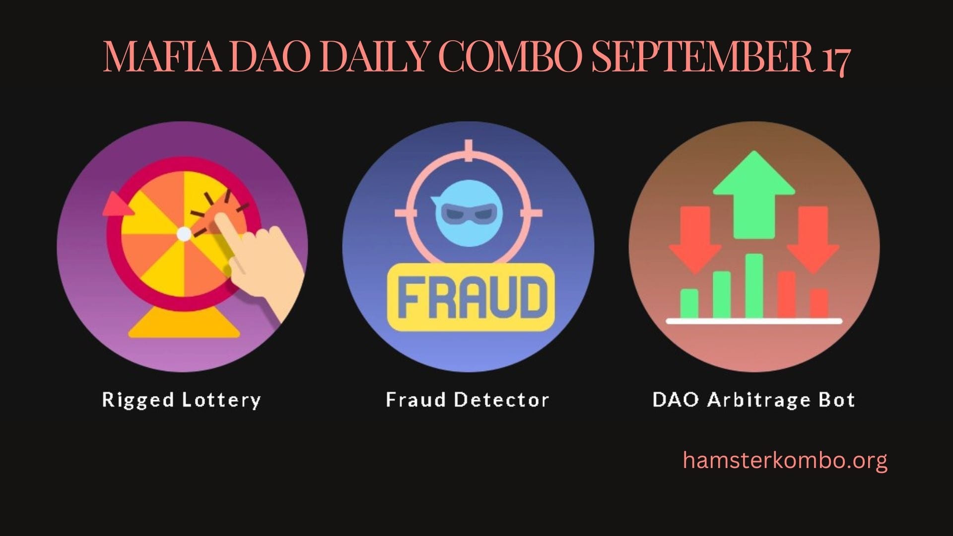 Mafia DAO Daily Combo September 17