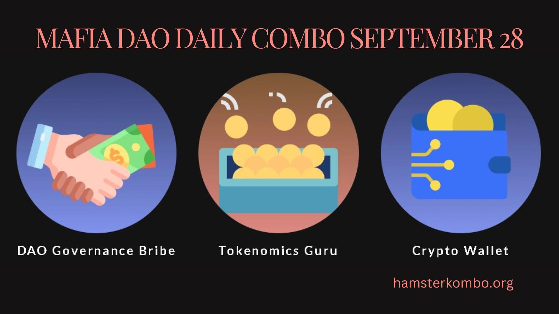 Mafia DAO Daily Combo September 28