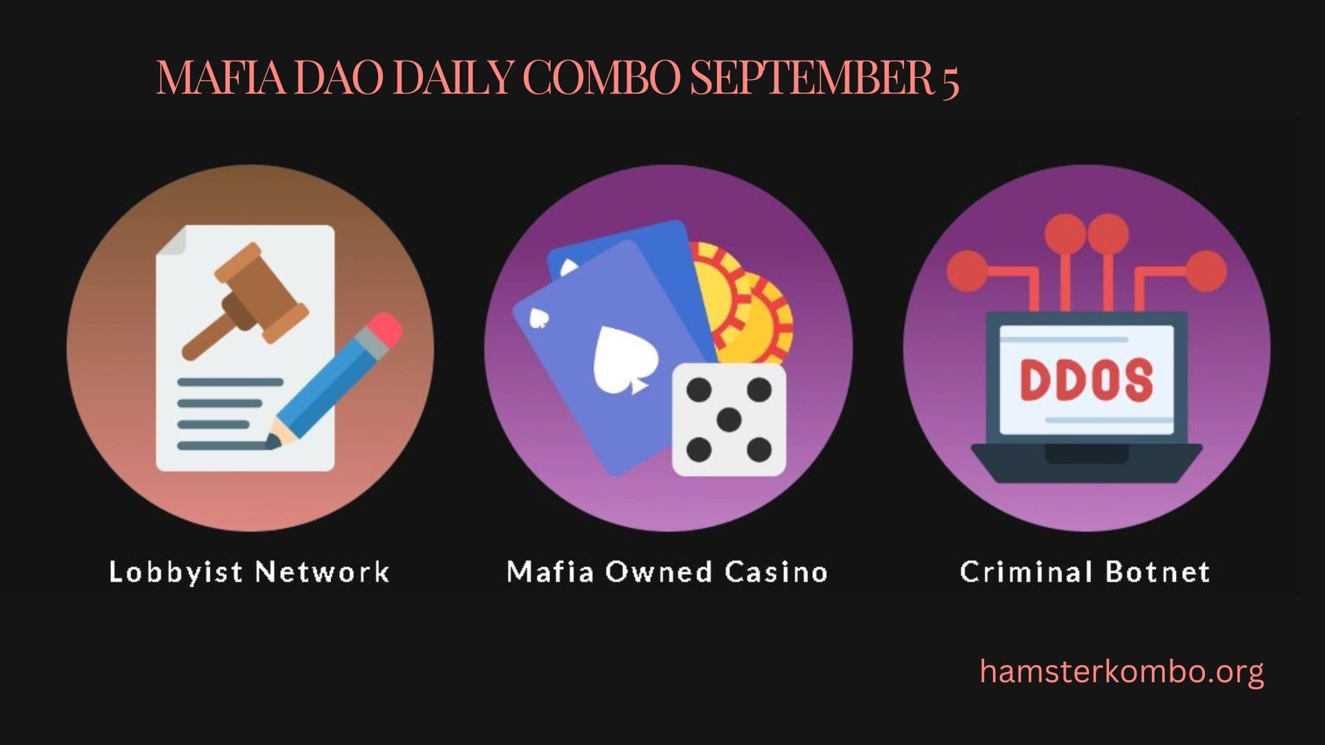 Mafia DAO Daily Combo September 5
