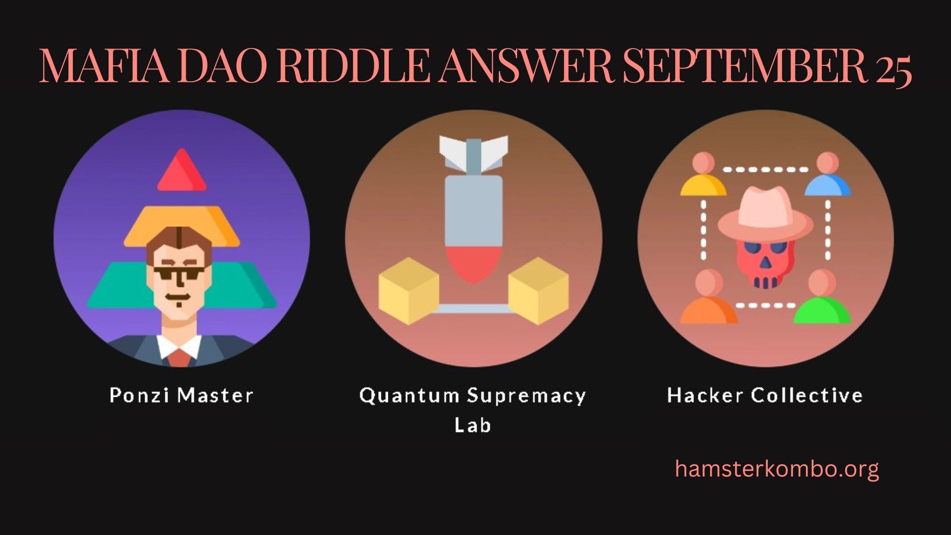 Mafia DAO Daily Combo September 25