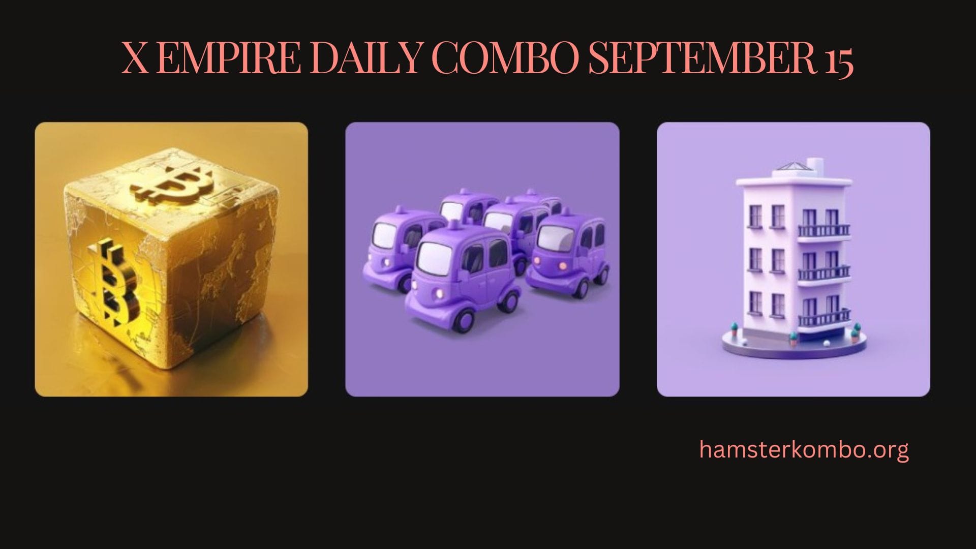 X Empire Daily Combo September 15