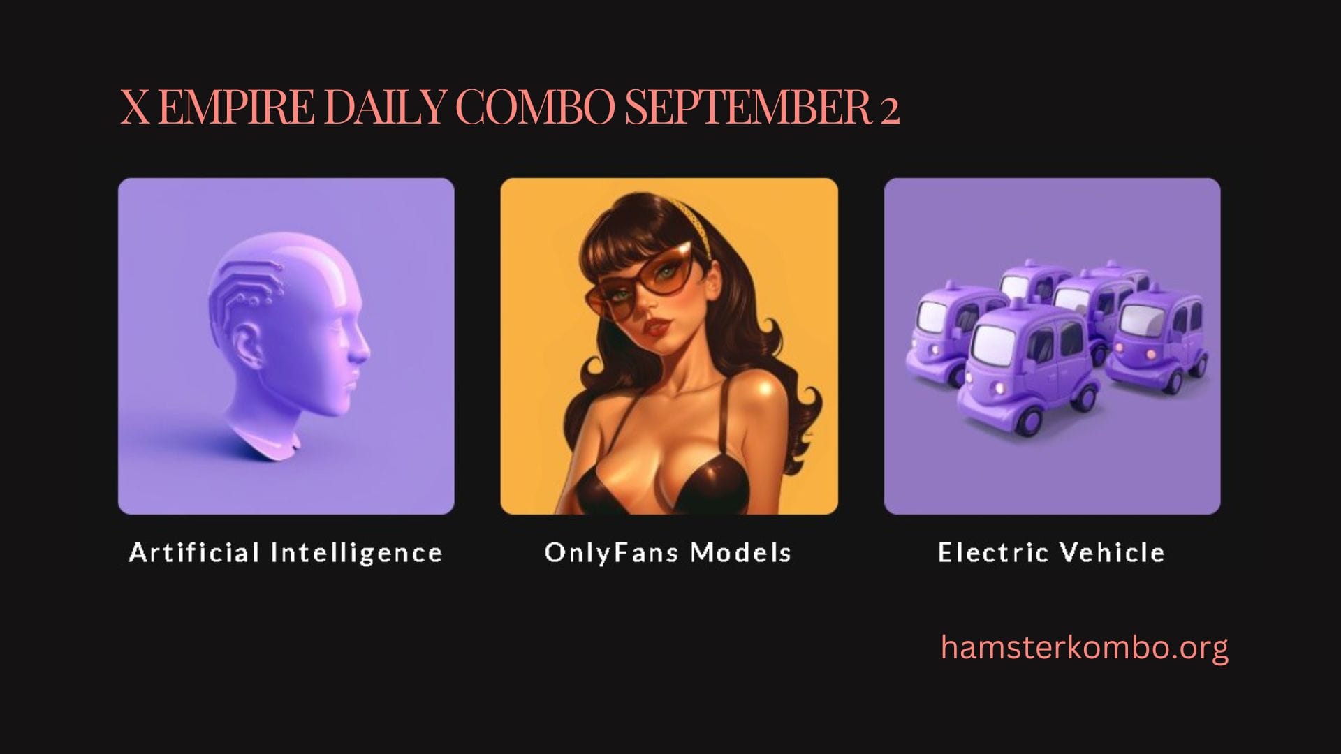 X Empire Daily Combo September 2