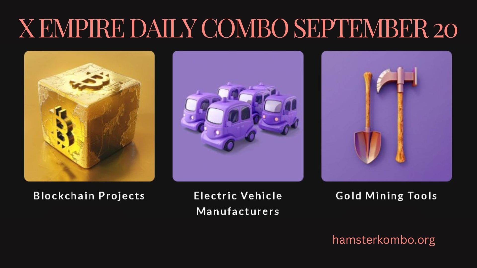 X Empire Daily Combo September 20