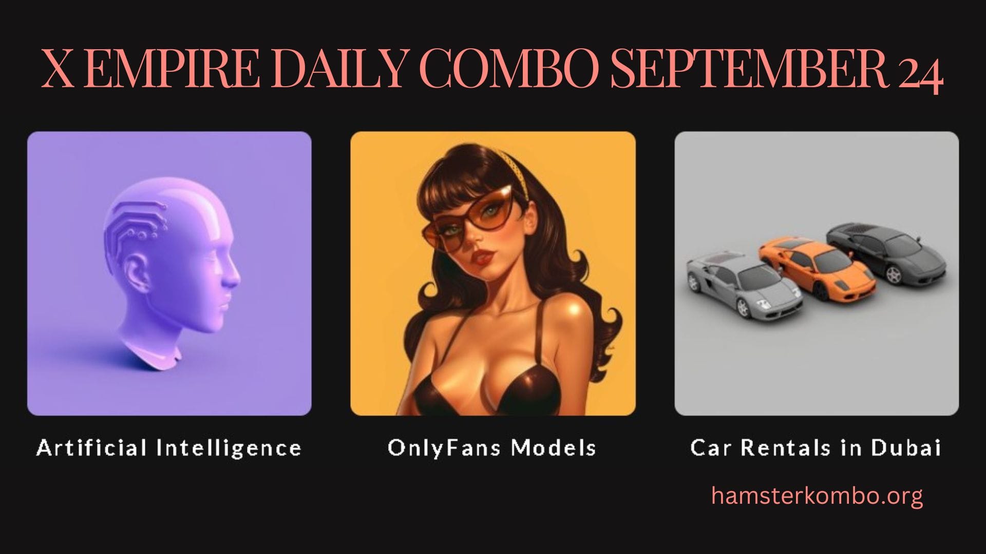X Empire Daily Combo September 24