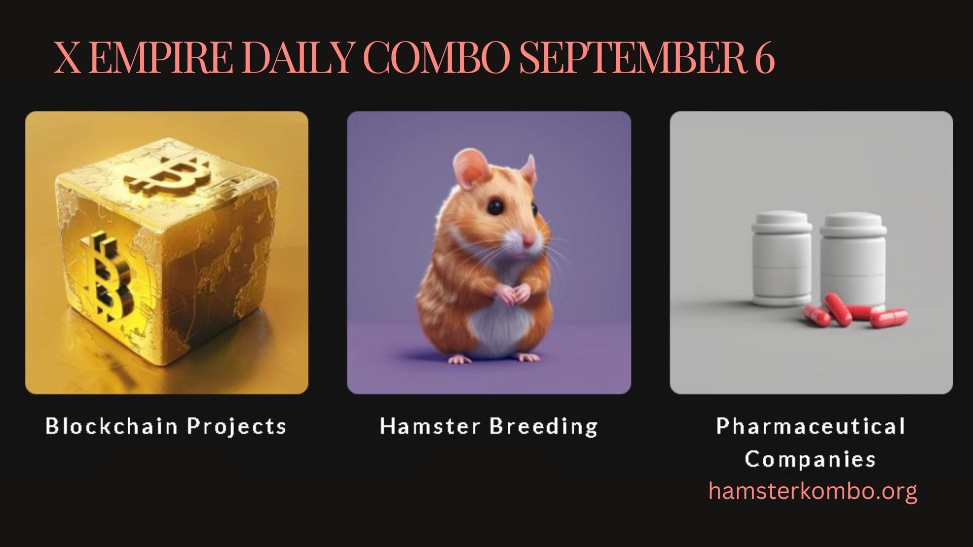 X Empire Daily Combo September 6