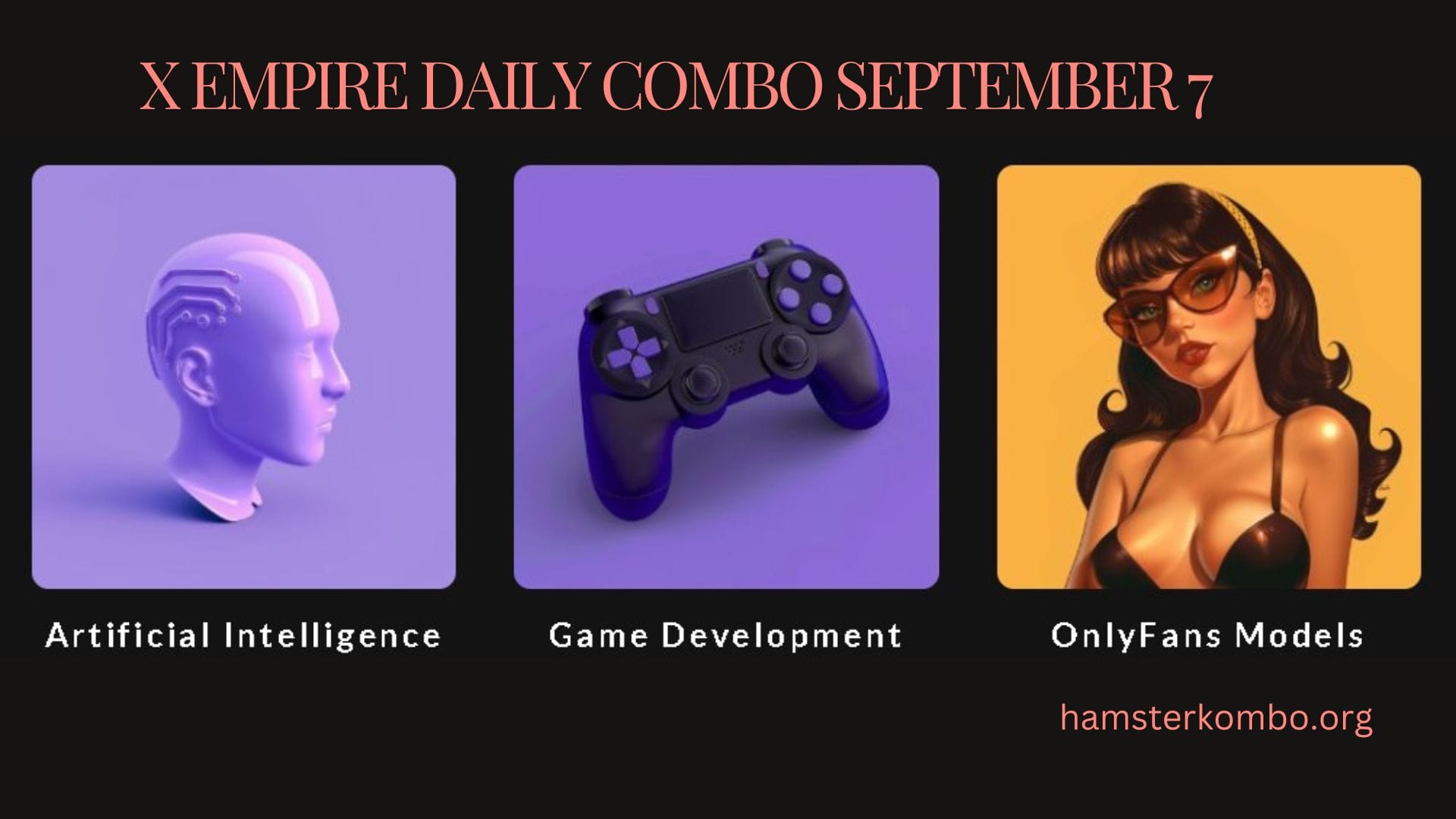 X Empire Daily Combo September 7