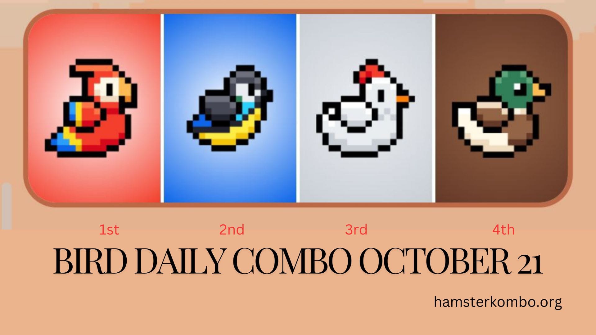 BIRD Daily Combo October 21