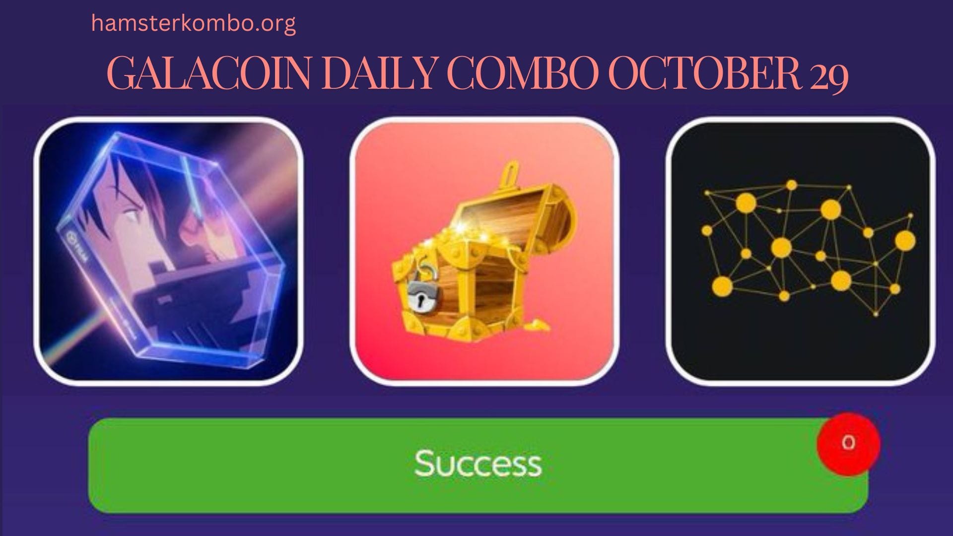GalaCoin Daily Combo October 29