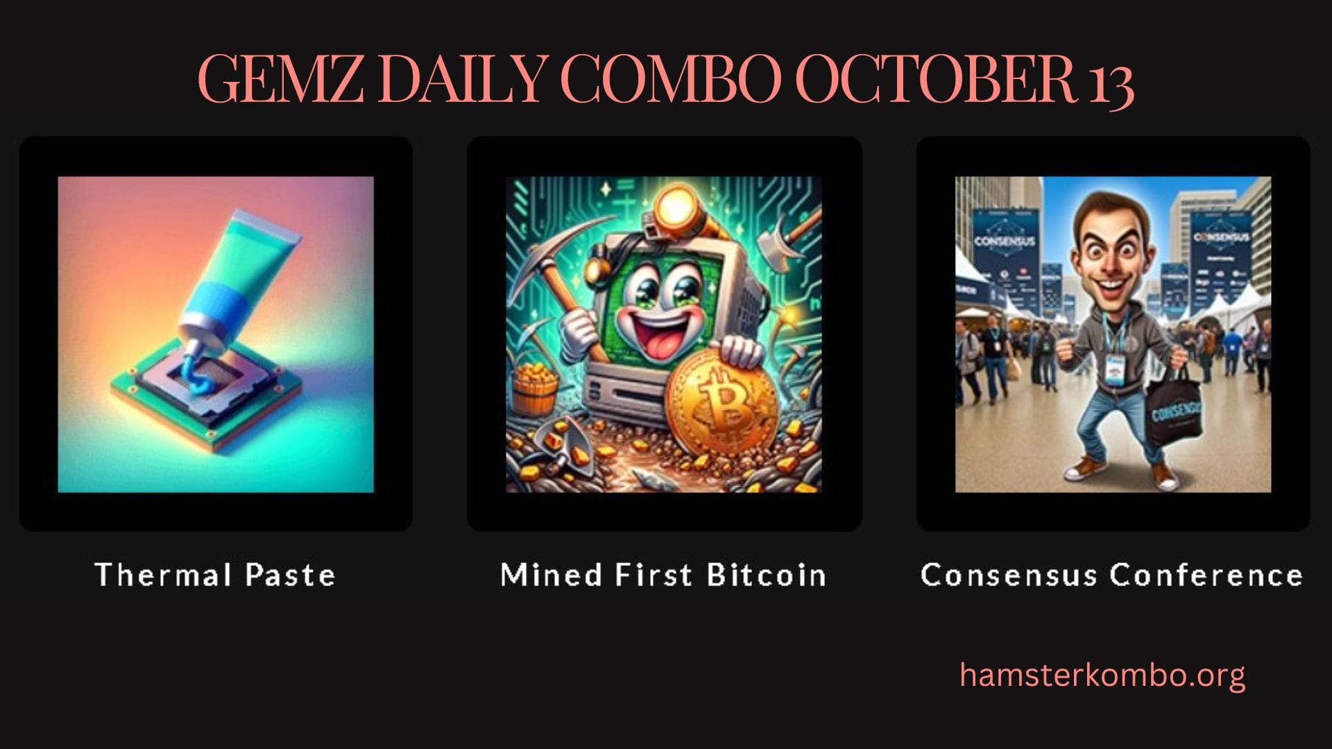 Gemz Daily Combo October 13