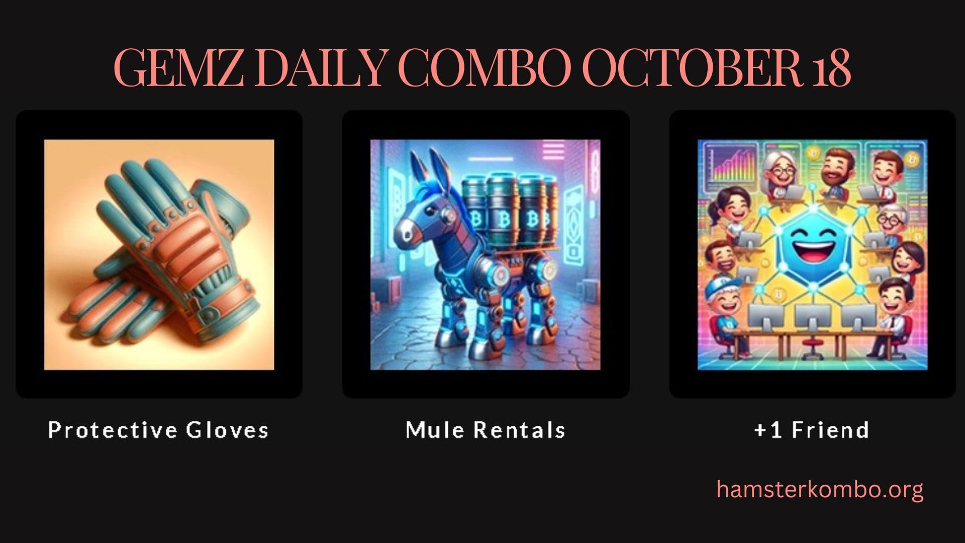Gemz Daily Combo October 18