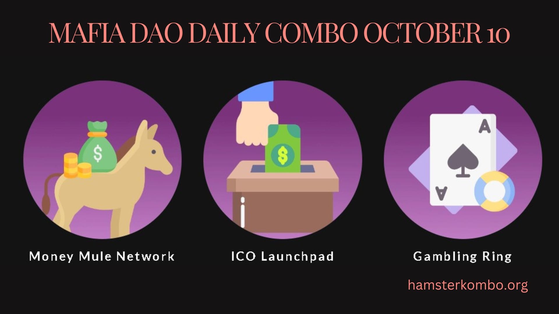 Mafia DAO Daily Combo October 10