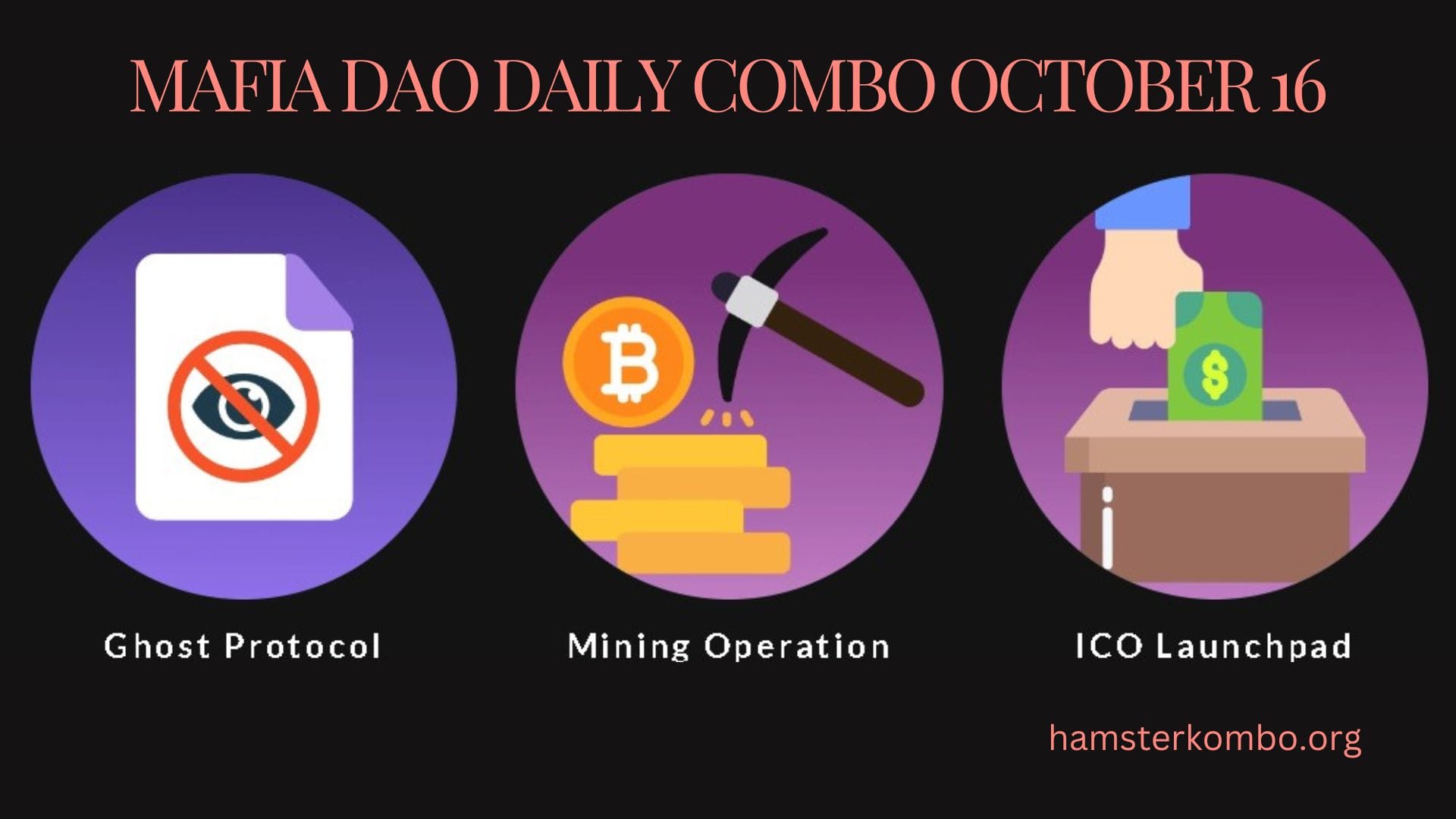 Mafia DAO Daily Combo October 16