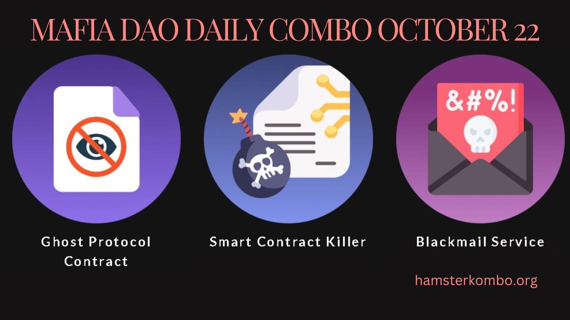 Mafia DAO Daily Combo October 22