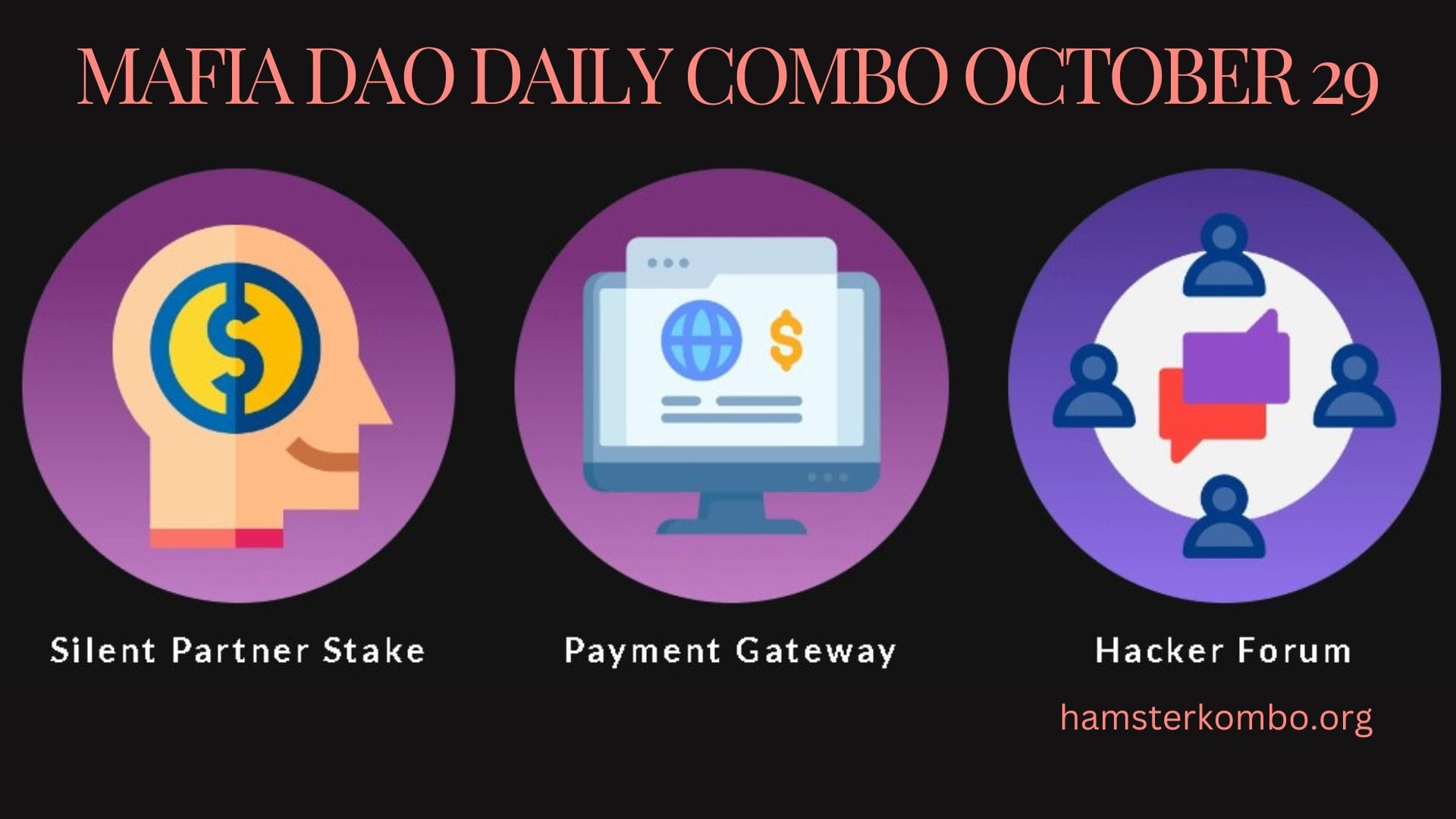 Mafia DAO Daily Combo October 29