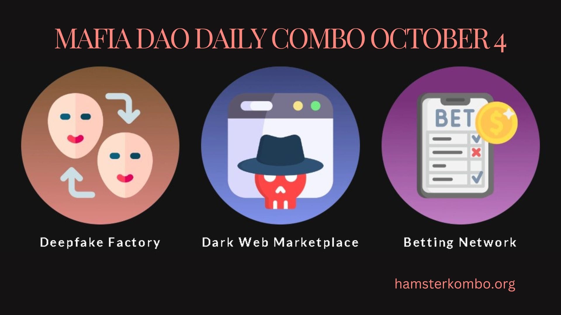Mafia DAO Daily Combo October 4