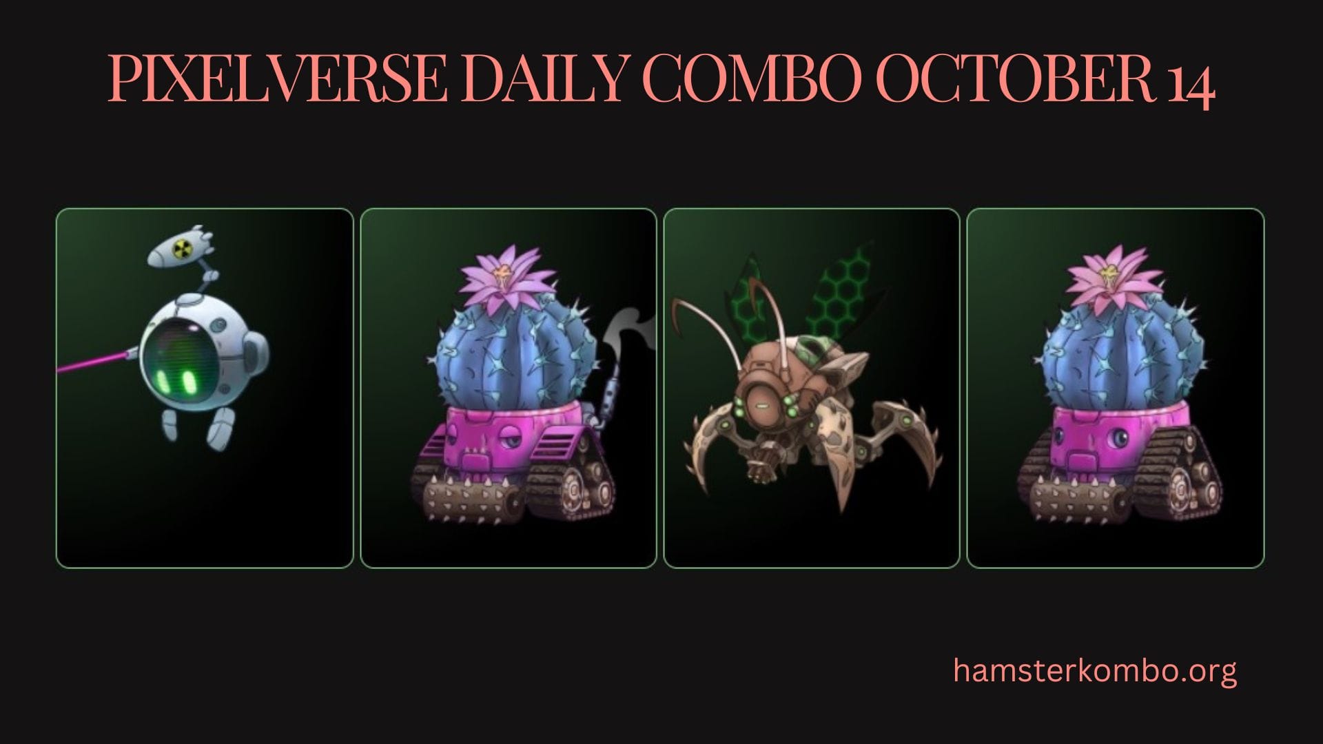 Pixelverse Daily Combo October 14