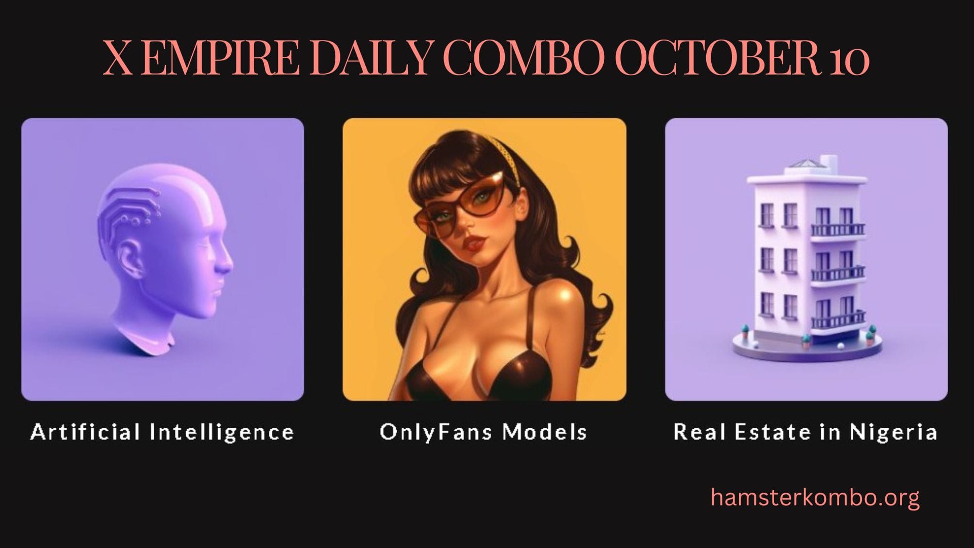 X Empire Daily Combo October 10