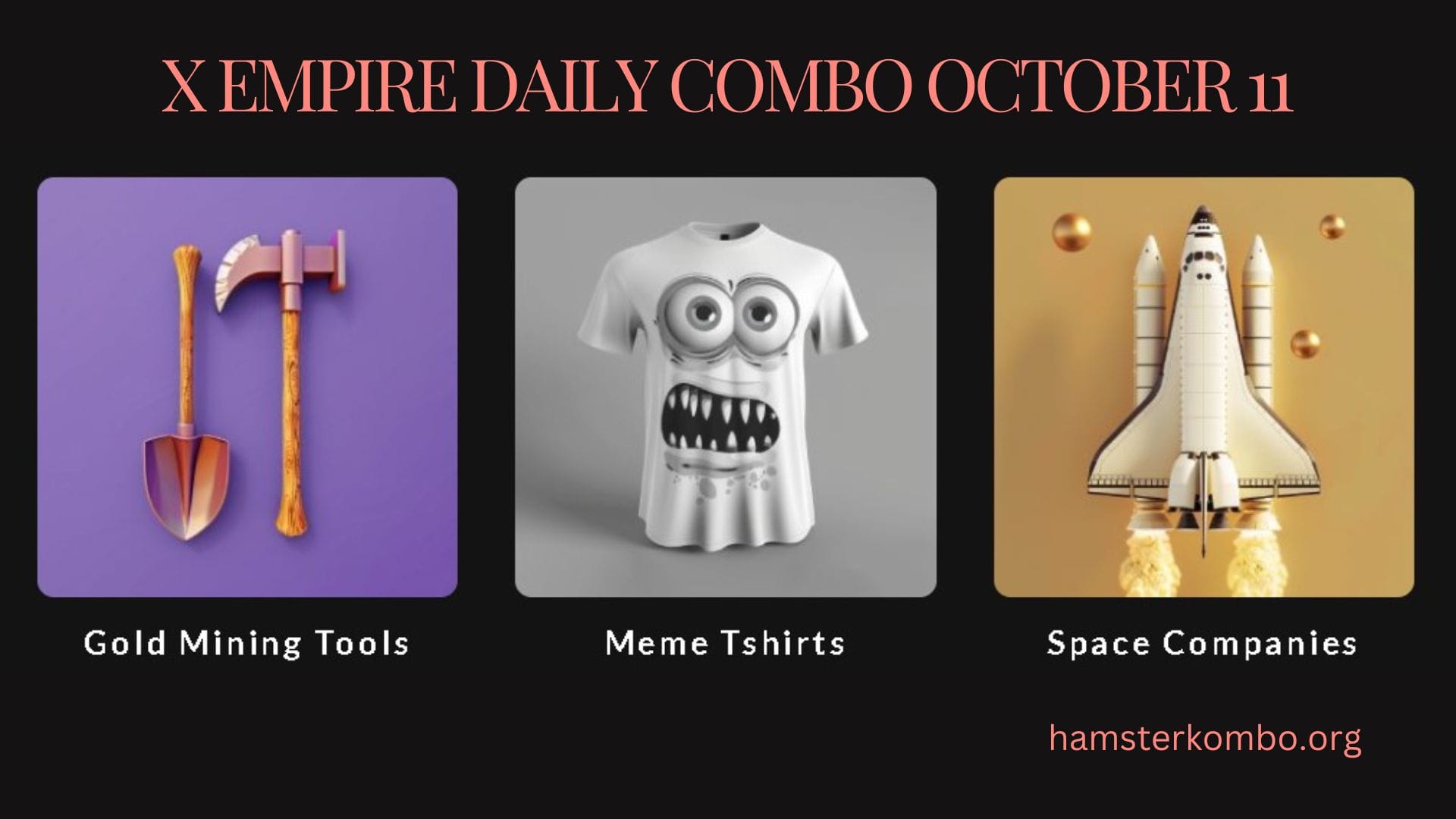 X Empire Daily Combo October 11