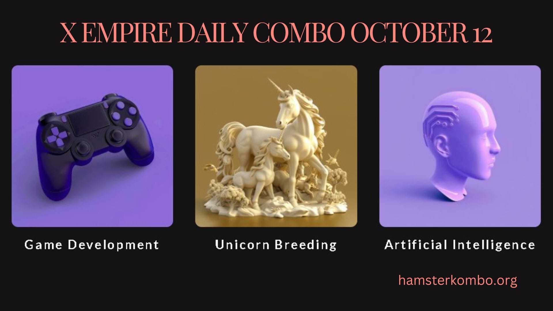 X Empire Daily Combo October 12