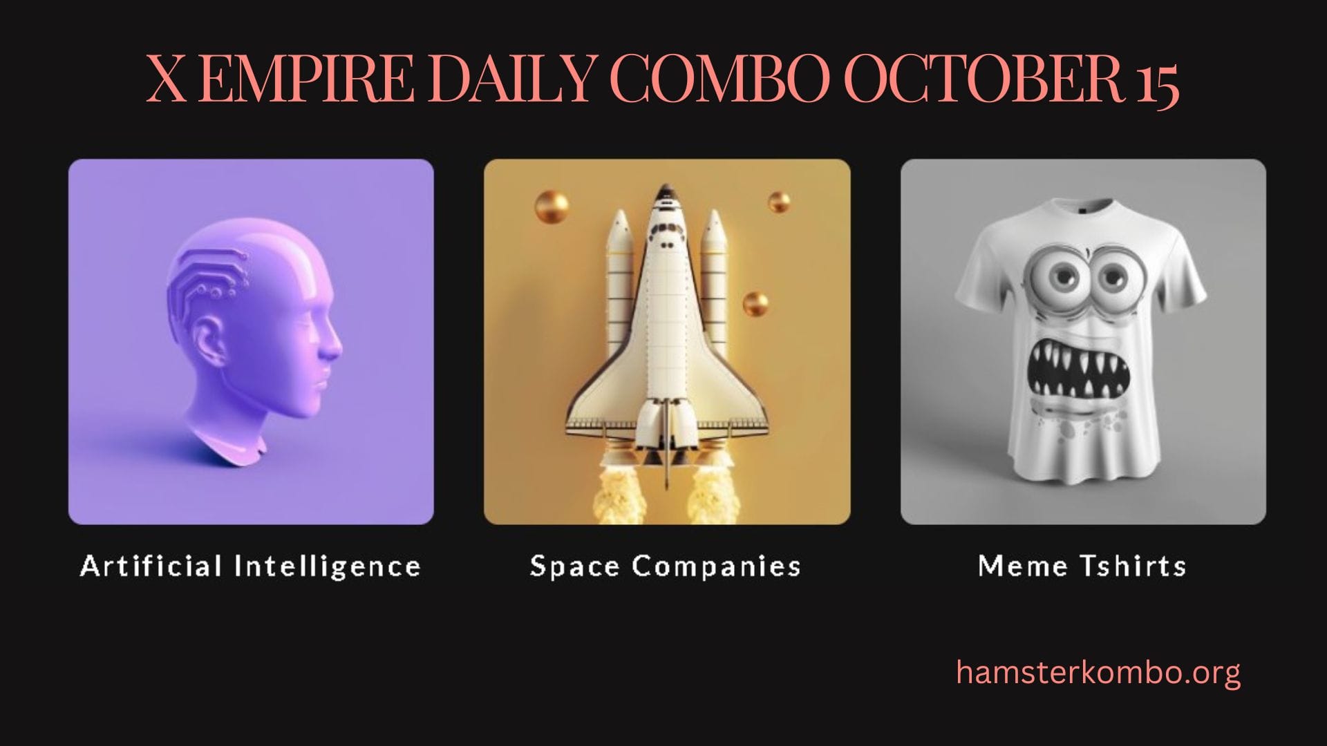 X Empire Daily Combo October 15