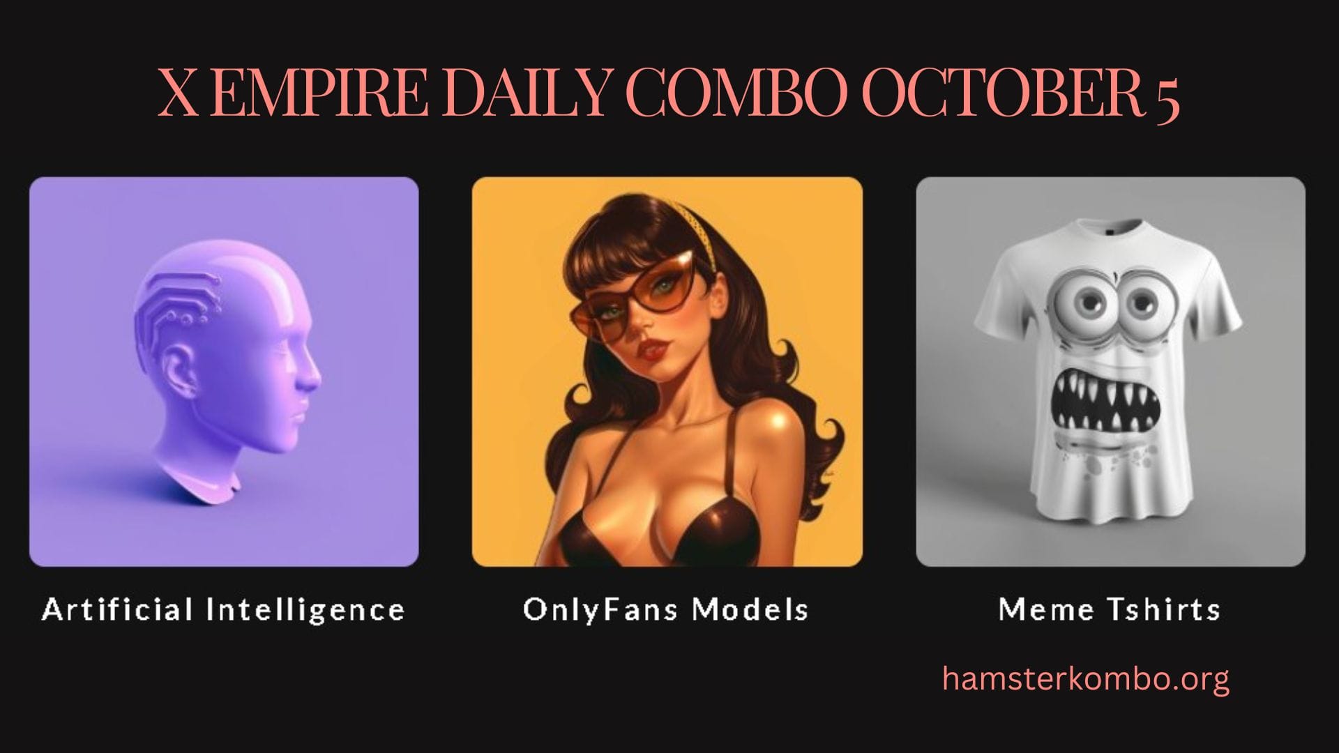 X Empire Daily Combo October 5