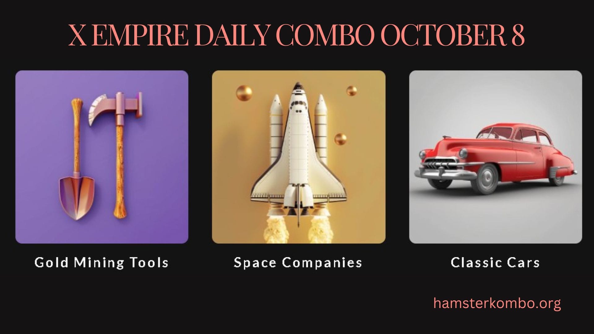 X Empire Daily Combo October 8