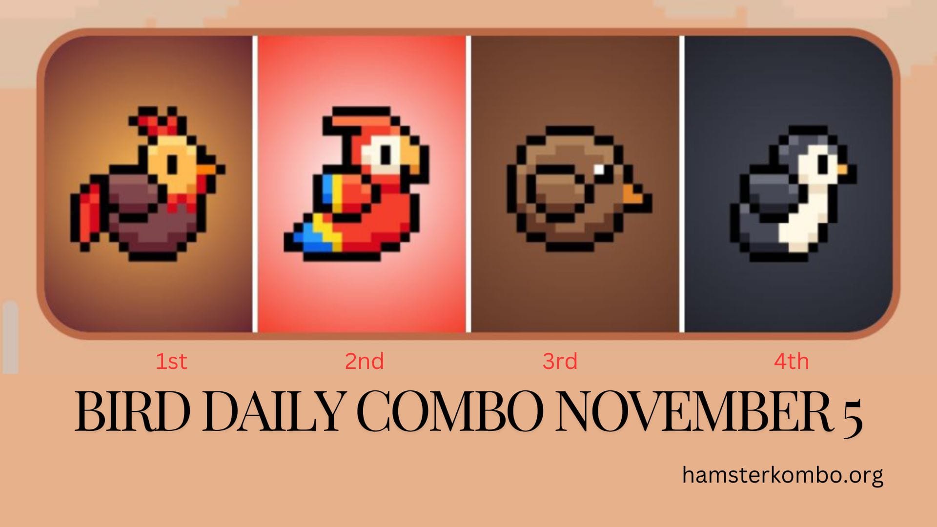 BIRD Daily Combo November 5