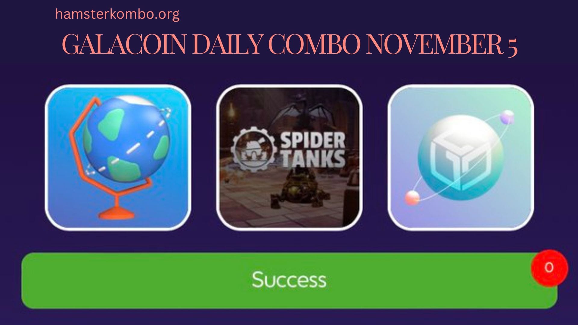 GalaCoin Daily Combo November 5