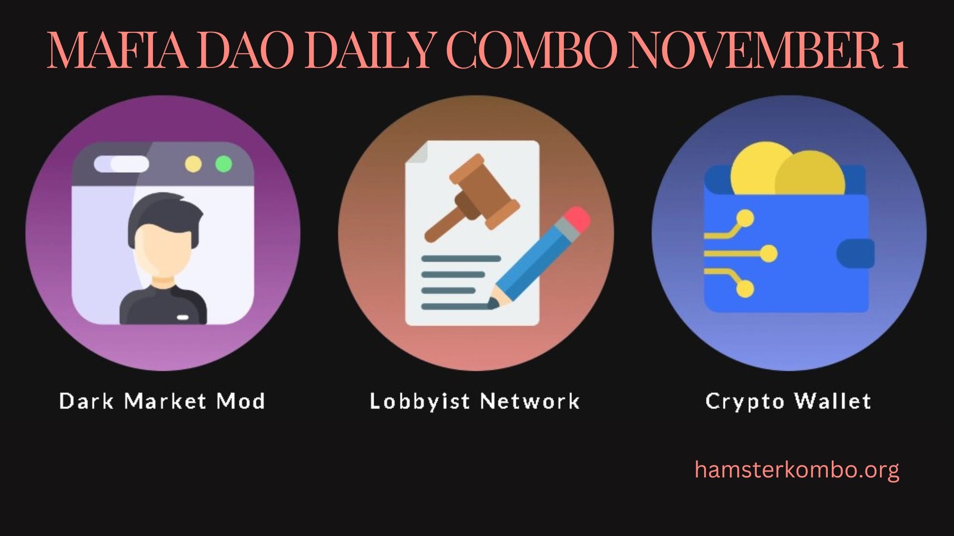 Mafia DAO Daily Combo November 1