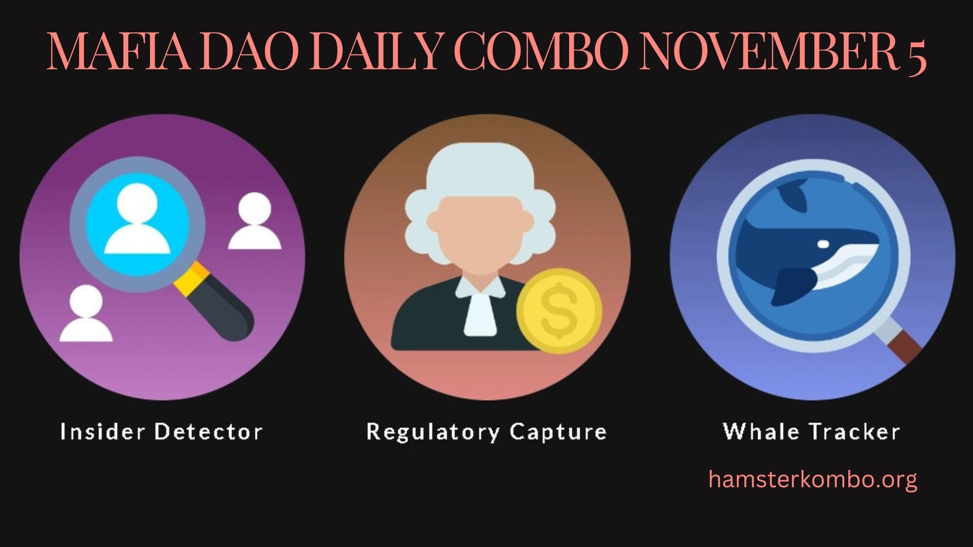 Mafia DAO Daily Combo November 5